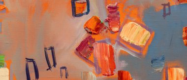 Renkli soyut resim dokusu 