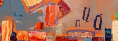 Renkli soyut resim dokusu 