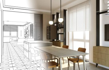 iç görselleştirme, 3 boyutlu illüstrasyon