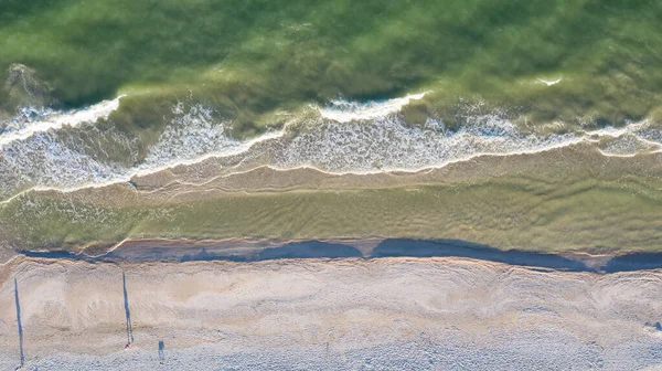 Vista Aérea Sobre Orilla Del Mar — Foto de Stock