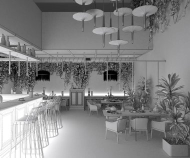 İç görselleştirme, 3 boyutlu çizim çizimi 