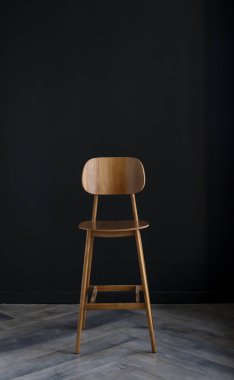 İç arkaplanda şık sandalye, kopyalama alanı