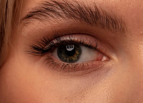 Beautiful Eye Woman Close — Stock Photo, Image