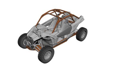 Araba çizimi, çizim, renk resmi, kenar görünümü