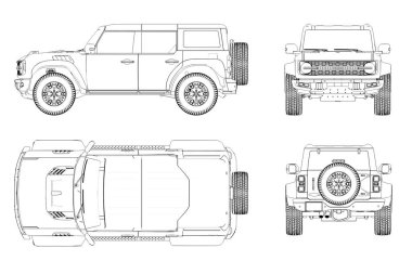 Beyaz arkaplanda vektör çizim aracı