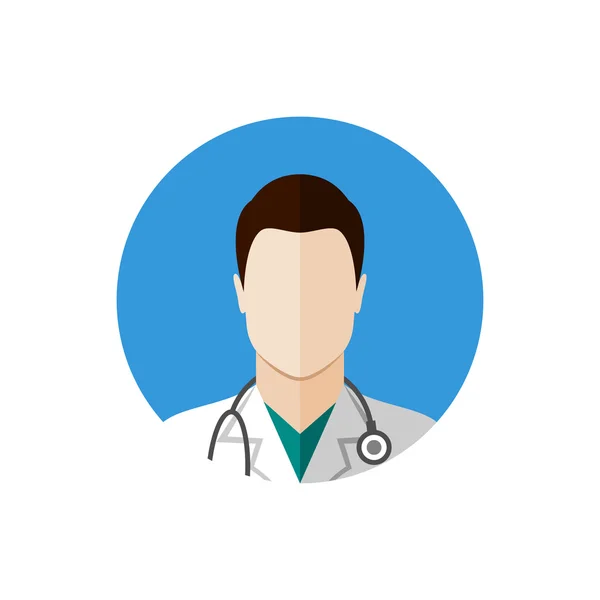 Γιατρός εικονίδιο avatar — Διανυσματικό Αρχείο