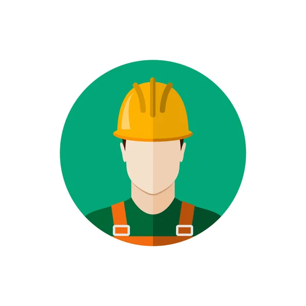 Ícone do trabalhador da construção — Vetor de Stock