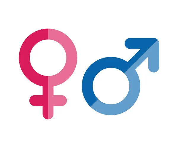 Gender icons set — Stock Vector