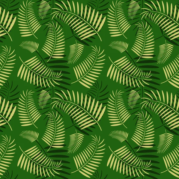Dikişsiz palmiye ağacının yaprakları desen