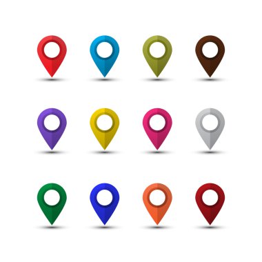 harita işaretçiler kümesi