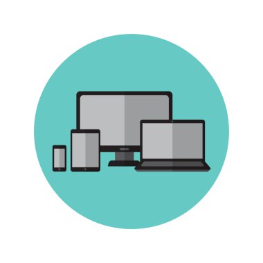 Elektronik alet ve cihazlar simgeler