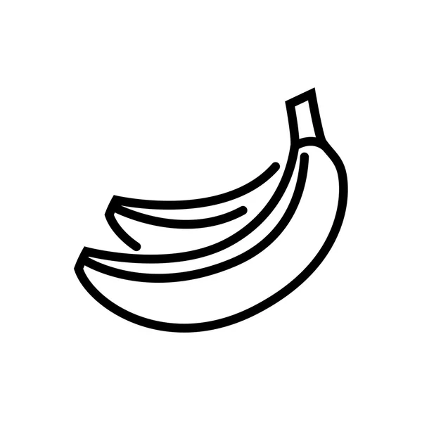 Banan linia ikona — Wektor stockowy