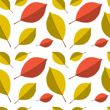 Desen Dikişsiz sonbahar yaprakları