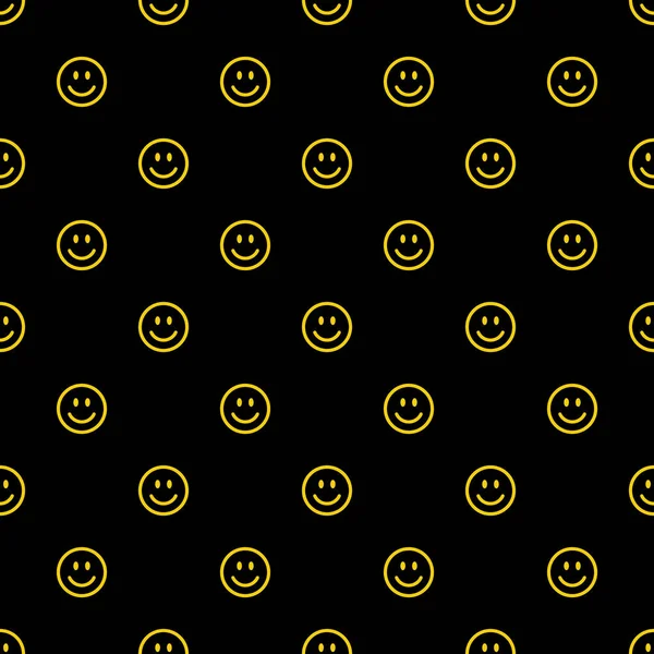 Glimlach pictogram patroon. Vrolijke en droevige gezichten. Vector abstracte achtergrond — Stockvector