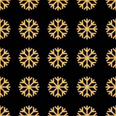 Vektörsüz kar taneleri deseni. Kar yağışı yılbaşı arkaplanı