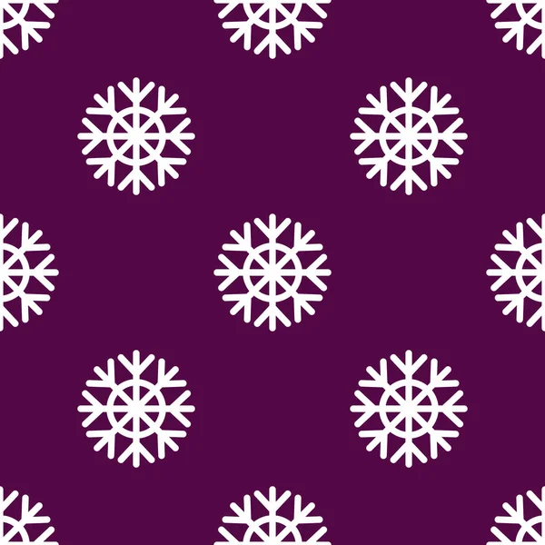 Vector seamless snowflakes 패턴. 스노 폴 크리스마스의 배경 — 스톡 벡터