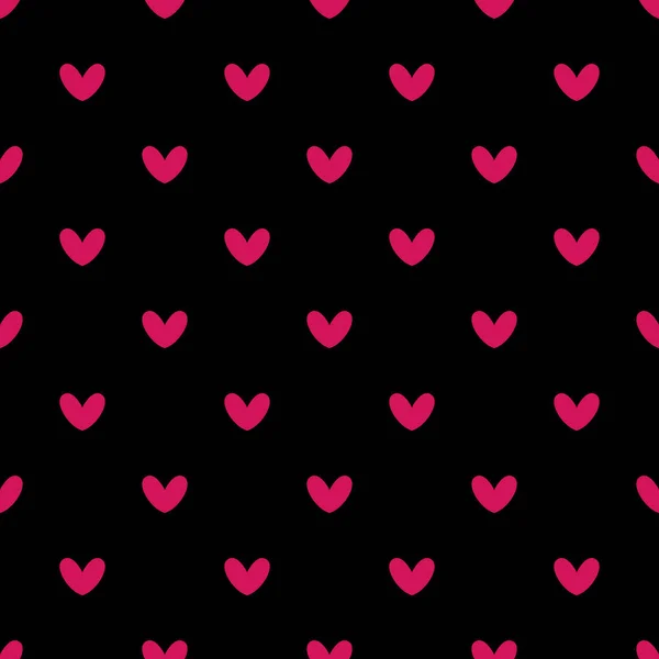 Vektorový bezproblémový srdeční vzorec. Valentines den pozadí. — Stockový vektor