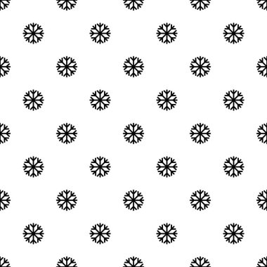 Vektörsüz kar taneleri deseni. Kar yağışı kış arkaplanı