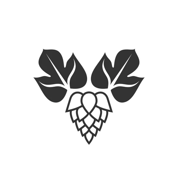 Piwa chmiel ikona — Wektor stockowy