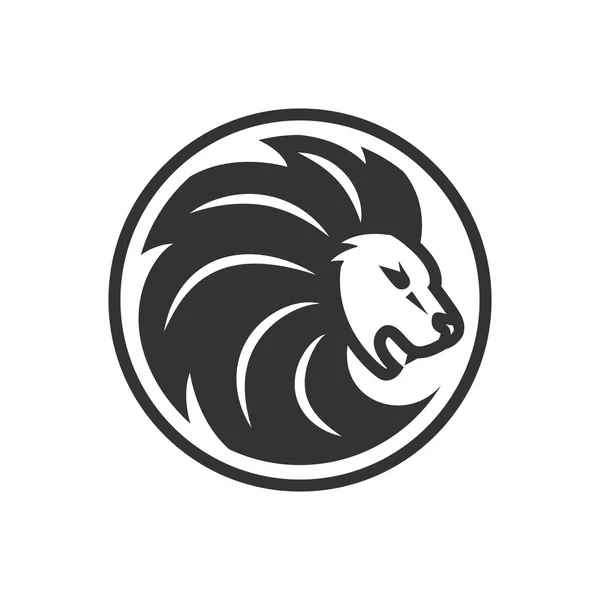 Lion head icon — Stock Vector