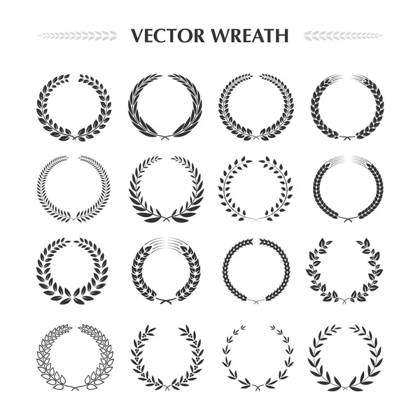 Laurel Wreaths Collection Stock Vector Image By ©ssergdibrova 53521841