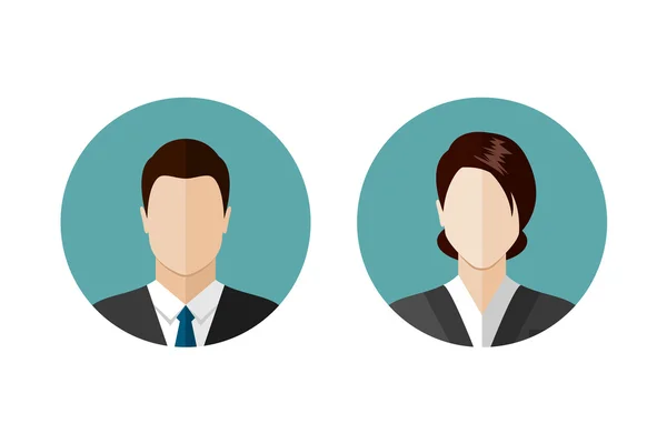 Iconos de gente de negocios — Archivo Imágenes Vectoriales
