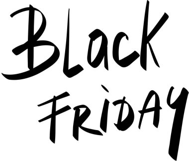 Kara Cuma vektör satış mağazası alışverişi