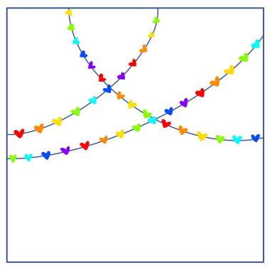 Sevgililer Günü. İçi boş bir çerçeve, yazıt için boş bir yer ve kendi kendine yapılmış bir kalp. Boşluğu kopyala