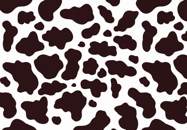 Коровья Кожа Отпечаток Животного Бесшовный Фон Лицензионные Стоковые Изображения