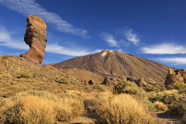 Rock formations in the Teide National Park on Tenerife — Stock Photo, Image