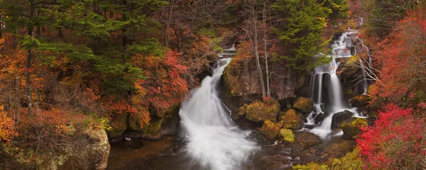 Ryuzu Falls near Nikko, Japan in autumn — Stock Photo, Image