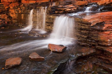 Hancock Gorge, Karijini Np, Batı Austr küçük şelale