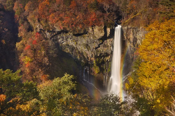 Cascate di Kegon vicino a Nikko, Giappone in autunno — Foto Stock