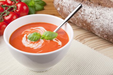 Kasede domates çorbası