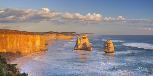 Twelve Apostles on the Great Ocean Road, Австралия на закате

