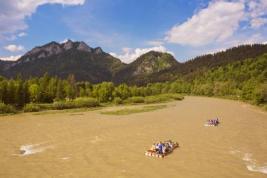 Rafts on the Dunajec River, Polish / Slovakian border