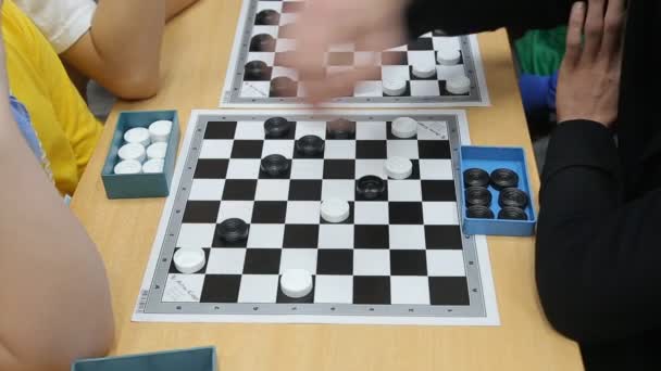 Teens Play Checkers Video By C Alexeyplatonov Stock Footage Teens Play Checkers Video By C Alexeyplatonov Stock Footage