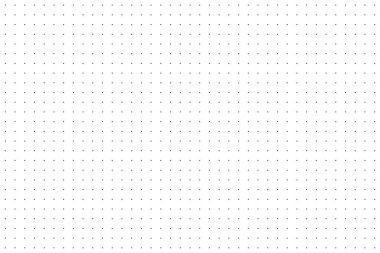 Defterler için noktalı kare siyah şablon çizelgesi. Mermi günlük dokusunun şekli. Basit siyah noktalı arkaplan. Okul ve Edu için basılabilir grafik tablosu tasarla. Vektör illüstrasyonu