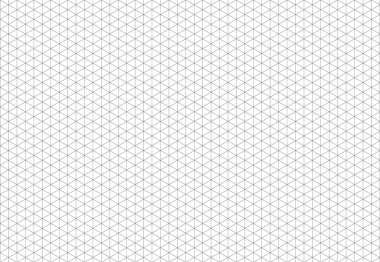 Isometric kare ızgarası. Not defterleri boş şablon. Siyah izometrik çizgi rehberleri. Yazdırılabilir 3 boyutlu perspektif arkaplanı. Eğitim için dizüstü bilgisayar yapımları yapmak için matematiksel tipografi kalıbı