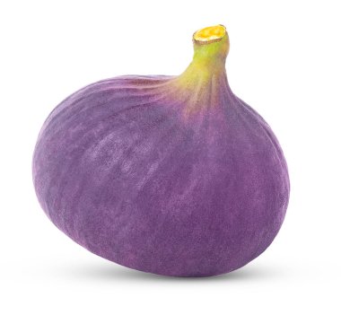 Beyaz arka planda izole edilmiş mor taze incir meyvesi. Yüksek kalite fotoğraf