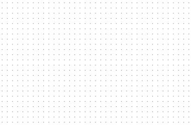 Basit noktalı arka plan. Mermi günlük dokusu deseni. Not defteri için noktalı kare grafik şablonu. Yazdırılabilir grafik kağıtları tasarla. Vektör illüstrasyonu