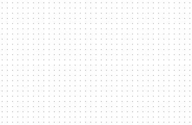 Defter üretimi için noktalı kare şablon çizelgesi. Noktalı basit bir arka plan. Mermi günlük deseni dokusu. Yazdırılabilir grafik sayfası tasarımı. Vektör illüstrasyonu