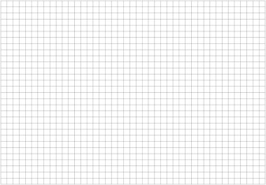 Geniş kare siyah şebeke kağıdı. Beyaz arka planda siyah şebeke dokusu. Defter kağıtları boş. Eğitim ve okul arkaplanı. Matematik şablonu. Not defteri yapımları için tipografi şablonu