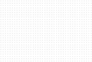 Defter şablonu için noktalı kare grafik kağıdı. Yazdırılabilir grafik sayfası tasarla. Basit siyah noktalı arkaplan. Mermi günlük deseni dokusu. Vektör illüstrasyonu