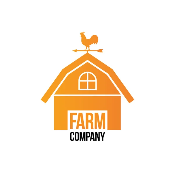 Logo de la empresa agrícola - Ilustración vectorial aislada — Vector de stock