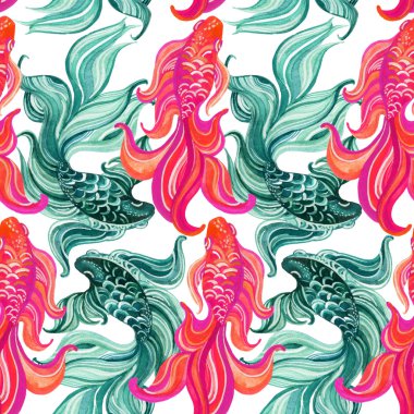 Suluboya Asya goldfishes