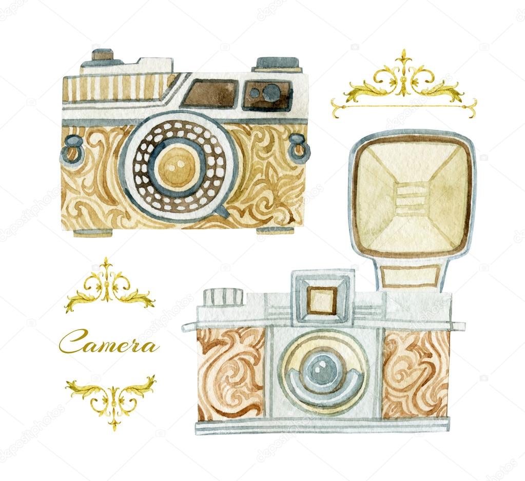 Camera in retro style — Stock Photo © Tetiana_Syrytsyna 103824356