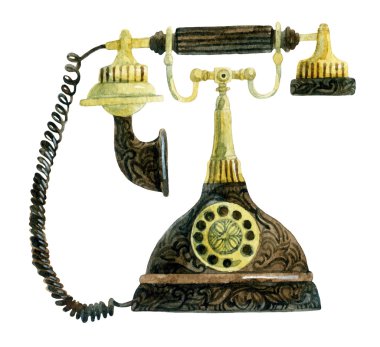 Retro tarzı telefon