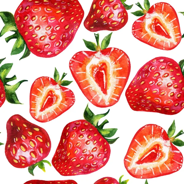 Strawberry seamless pattern — Stock Photo, Image