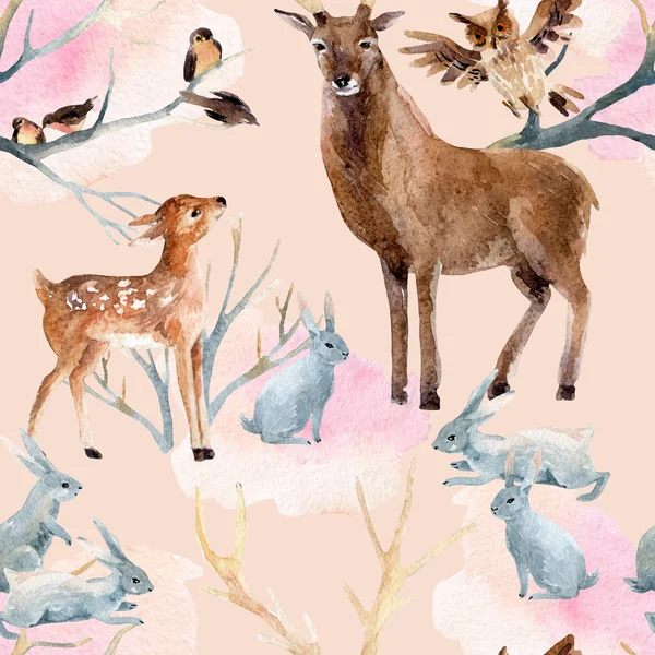 Kış ormanı pürüzsüz desen. 